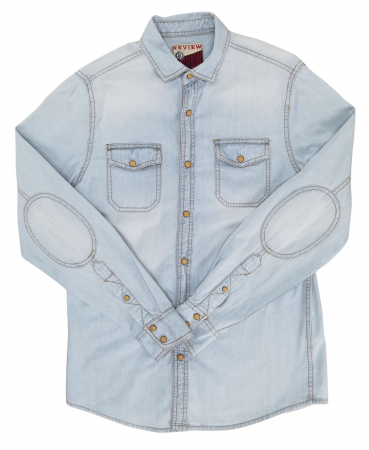 Camasi cu maneca lunga Barbati - Camasa denim Review Barbati-XS