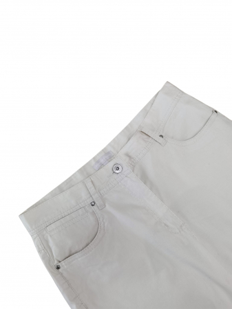 Pantaloni bej Marco Pecci Femei-M [2]