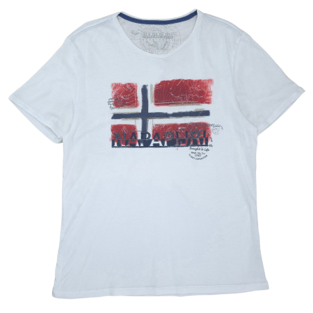 Tricouri Barbati - Tricou alb Napapijri Barbati-L