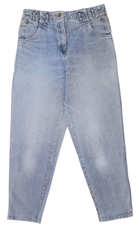 Blugi Femei - Blugi albastri Vintage Femei-XL