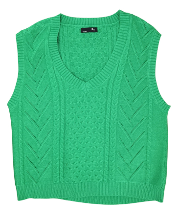 Pulovere Femei - Vesta verde Studio Femei-S