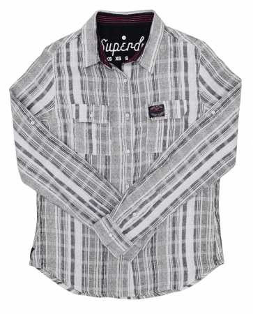 Camasi cu maneca lunga Femei - Camasa gri Superdry Femei-L
