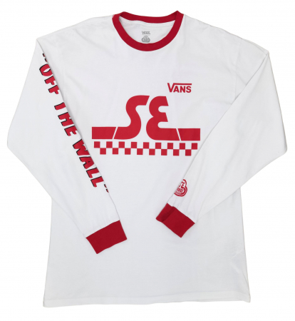 BARBATI - Bluza alba VANS Barbati-L