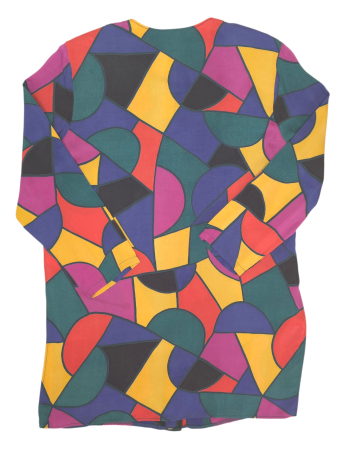 Camasa multicolora Retro Femei-M [1]