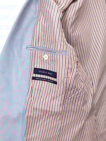 Sacou bleu Zara Barbati-M [4]