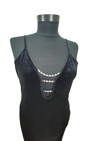 Rochie catifea Retro Femei-M [2]