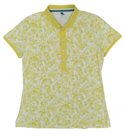 Femei - Tricou galben Benetton Femei-S
