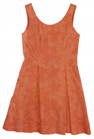 Rochii - Rochie portocalie Retro Femei-S