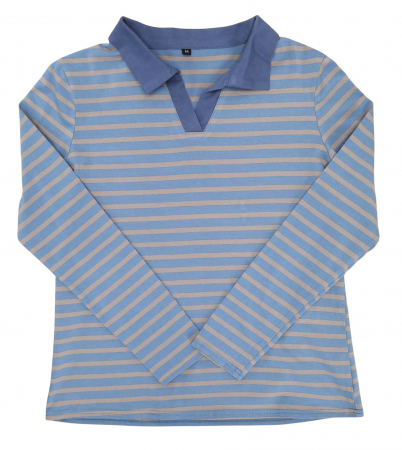 Bluze Femei - Bluza cu dungi Retro Femei-M
