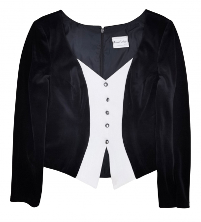 Bluze Femei - Bluza catifea Retro Femei-L