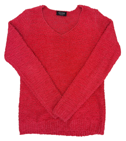 Noutati - Pulover rosu Gina Femei-S