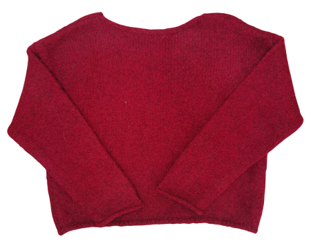 Pulover rosu mohair Femei-L [1]