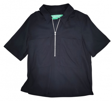 Femei - Tricou negru Benetton Femei-XS