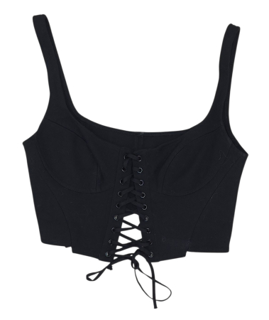 Maiouri Femei - Crop top negru Femei-XS