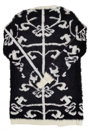 Cardigan lana Retro Femei-M [1]