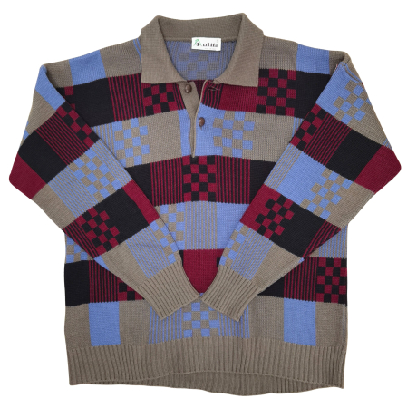 Pulovere Barbati - Pulover lana Vintage Barbati-M