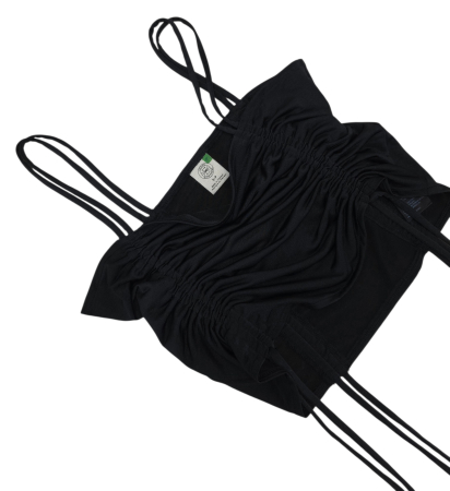 Maiou negru crop Femei-S [2]