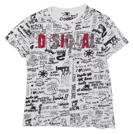 Barbati - Tricou cu model Desigual Barbati-XL