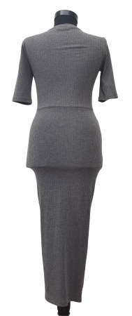 Rochie gri Stradivarius Femei-S [1]