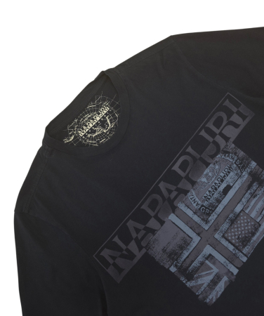 Tricou bleumarin Napapijri Barbati-S [2]