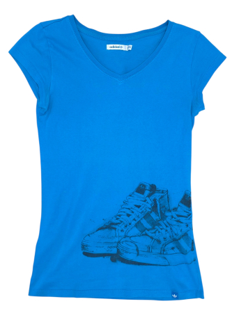 Tricouri Femei - Tricou albastru adidas Femei-XS