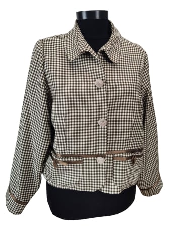 Sacou in carouri Retro Femei-S [2]