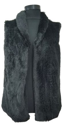 Vesta blana neagra Femei-S [0]