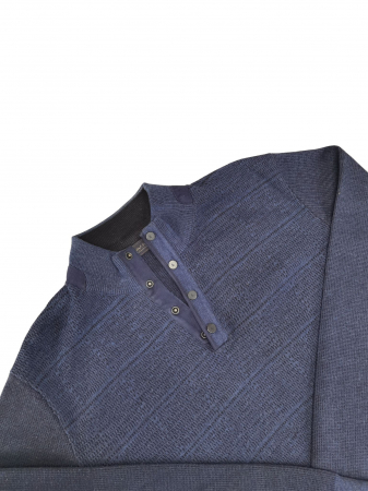 Pulover bleumarin lana Barbati-XL [2]