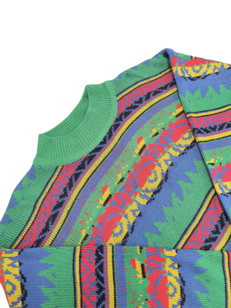 Pulover cu model Retro Femei-XL [2]