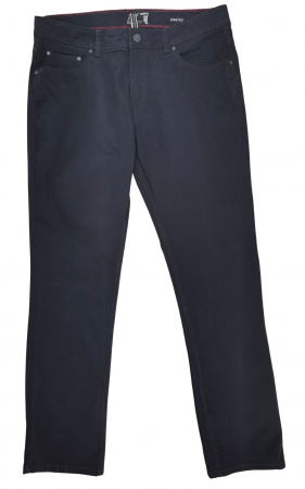 Pantaloni lungi Barbati - Pantaloni negri Smart Barbati-L