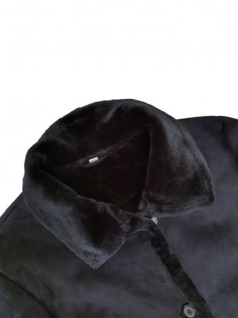 Cojoc negru Retro Femei-XL [2]