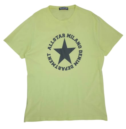 BARBATI - Tricou galben bumbac Barbati-L