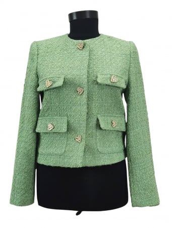 Sacouri Femei - Sacou verde MANGO Femei-XS