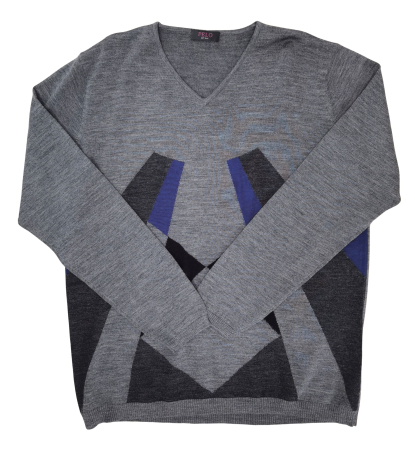 Pulovere Barbati - Pulover lana Retro Barbati-L