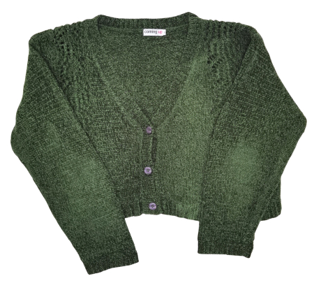 Femei - Pulover verde Retro Femei-M