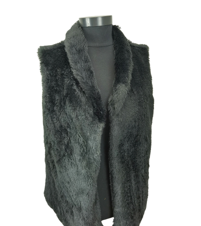 Vesta blana neagra Femei-S [2]