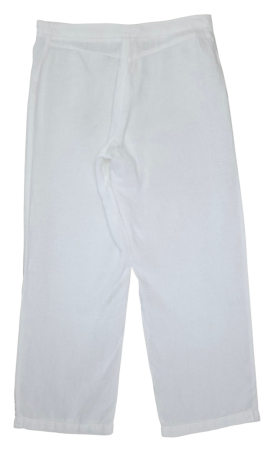 Pantaloni din in albi Femei-S [1]