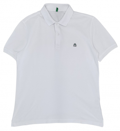 Tricouri Barbati - Tricou alb Benetton Barbati-M