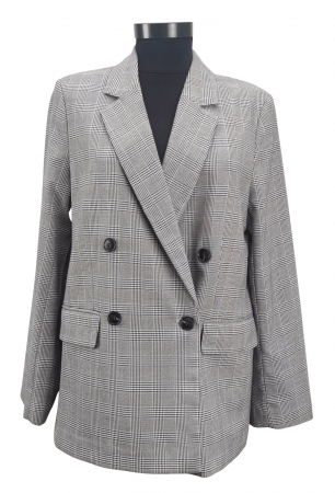 Sacouri Femei - Sacou in carouri H&M Femei-S