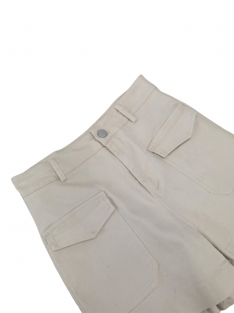 Pantaloni bej Retro Femei-S [2]