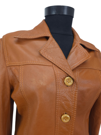 Geaca piele Vintage Femei-S [4]