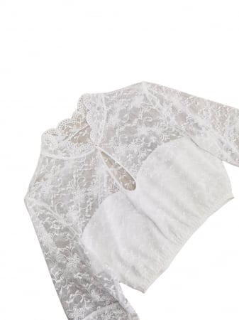 Crop-top dantela Femei-M [2]