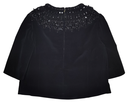 Bluza din catifea Retro Femei-S [1]