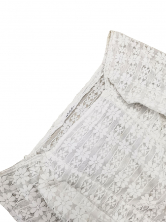 Bluza alba cu dantela Femei-M [2]