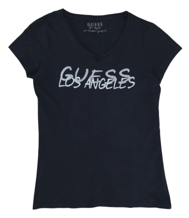 Tricouri Femei - Tricou negru GUESS Femei-L