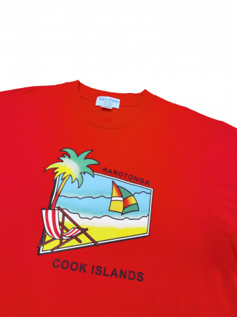 Tricou rosu Retro Barbati-XL [2]
