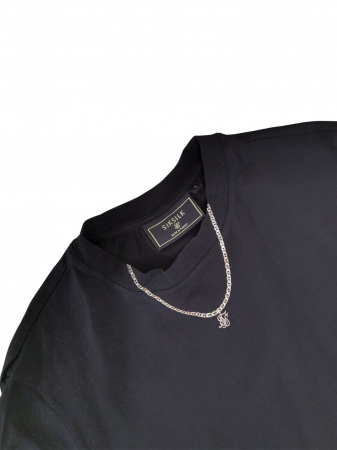Tricou negru Siksilk Barbati-S [2]