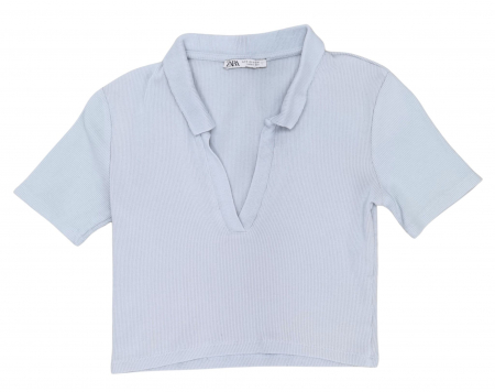 Tricouri Femei - Tricou bleu Zara Femei-S