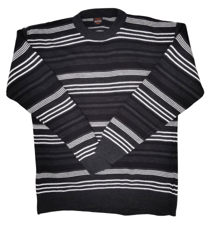 Barbati - Pulover cu model Retro Barbati-L