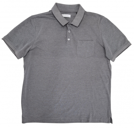 Tricouri Barbati - Tricou gri Bugatti Barbati-L